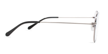 Laad de afbeelding in de galerijviewer, LUMES Parker model blue light blocking computer glasses in metal from side
